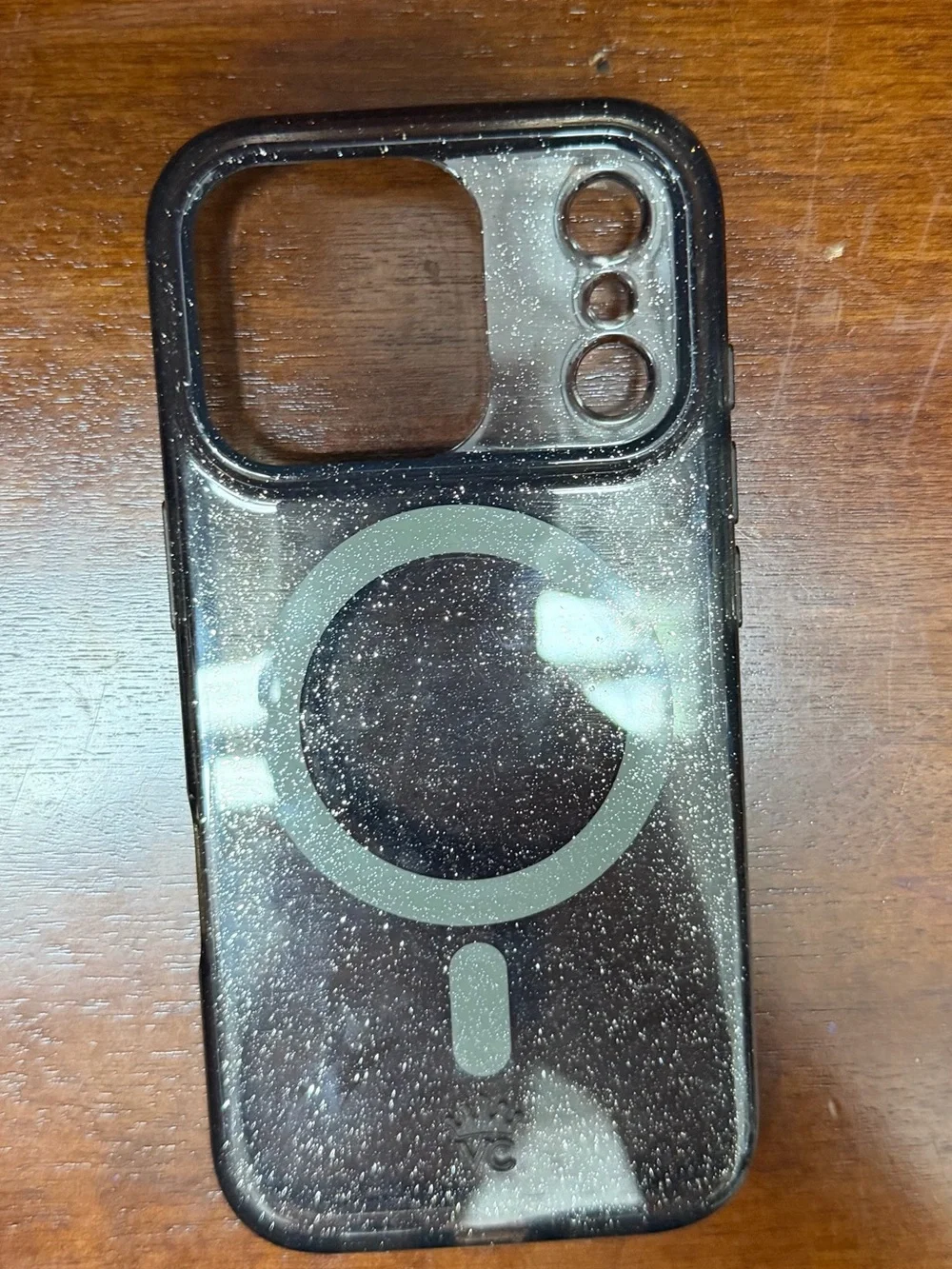 Velvet caviar Glitter grey stardust Protective iPhone 17 pro case